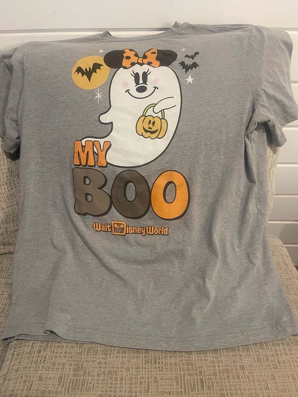 Walt Disney World Halloween Minnie Mouse 'My Boo' Ghost T-Shirt